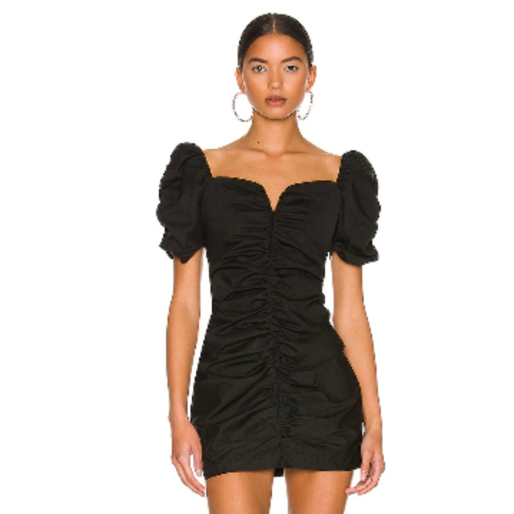 Amanda Uprichard Black Mini Dress